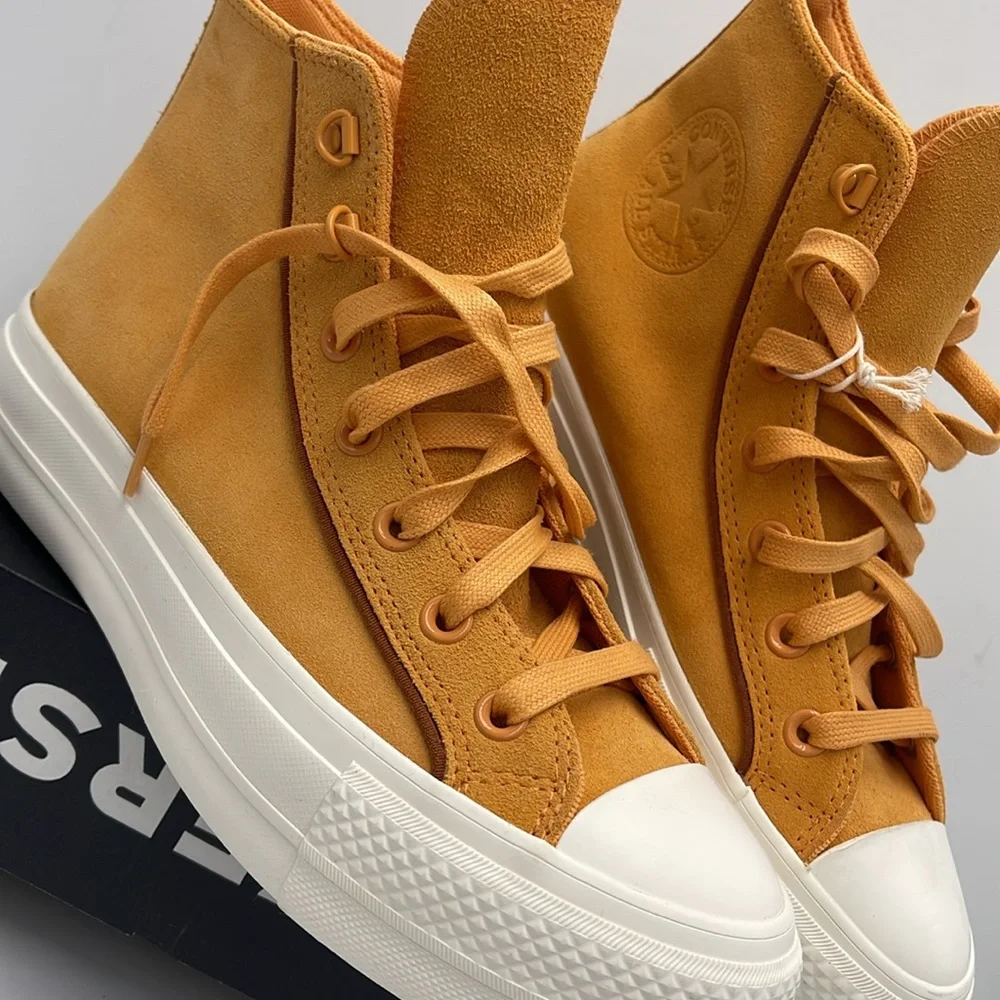 Converse WMNS CTAS LIFT HI TIGER MOTH/TAWNY OWL/EGRET A05419C Platforms Sneakers